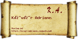Kövér Adrienn névjegykártya
